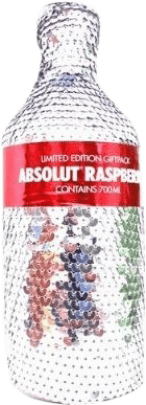 Envio grátis | Vodka Absolut Masquerade Silver — Edição Prata Suécia 70 cl Raspberry — Framboesa