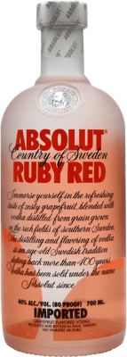 Wodka Absolut Ruby Red 70 cl Ruby Grapefruit — Rosa Grapefruit