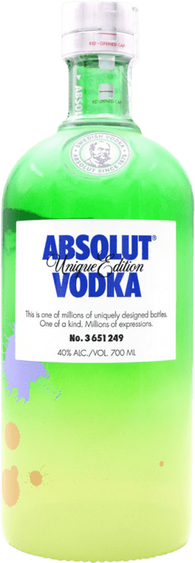 Envio grátis | Vodca Absolut Unique Suécia 70 cl