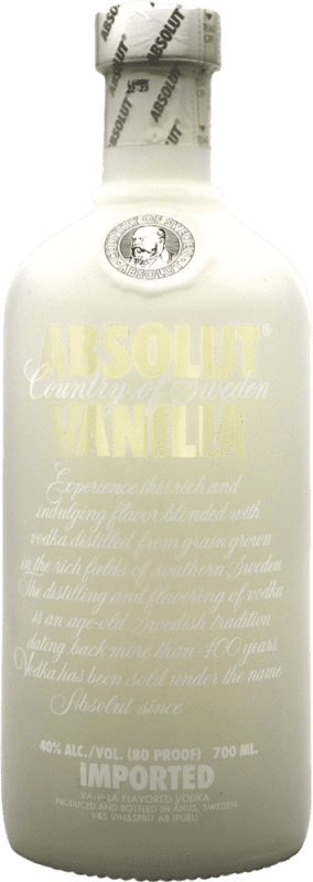 Envoi gratuit | Vodka Absolut Vainilla Suède 70 cl