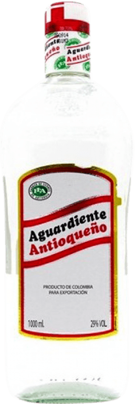 Envío gratis | Orujo Aguardiente Aguardiente Antioqueño Colombia 1 L