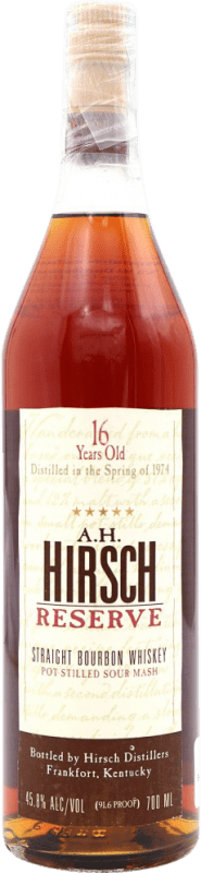 免费送货 | 波本威士忌 AH Hirsch 预订 美国 16 岁 70 cl