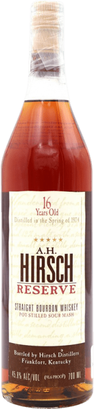 Kostenloser Versand | Bourbon Whisky AH Hirsch Reserve — Gereift Vereinigte Staaten 16 Jahre 70 cl