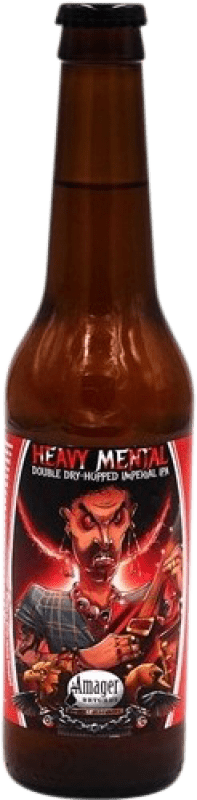 送料無料 | ビール Amager Heavy Mental デンマーク 3分の1リットルのボトル 33 cl