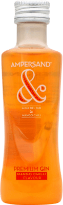Envío gratis | Ginebra Ampersand Gin Mango Reino Unido Botellín Miniatura 5 cl