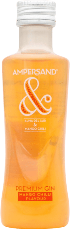 Free Shipping | Gin Ampersand Gin Mango United Kingdom Miniature Bottle 5 cl