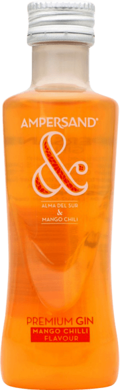 1,95 € Envío gratis | Ginebra Gin Ampersand Botellín Miniatura 5 cl Mango, Chili Pepper — Guindilla