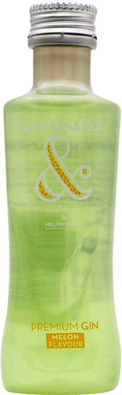 3,95 € Free Shipping | Genever Gin Ampersand Miniature Bottle 5 cl Melón — Melon