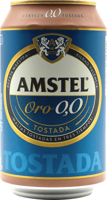 0,95 € | Bière Amstel Tostada Oro 0,0 Pays-Bas Canette 33 cl Sans Alcool