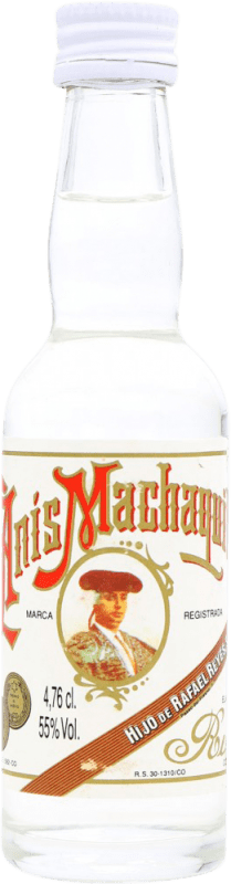 Free Shipping | Aniseed Anís Machaquito Extra Dry Spain Miniature Bottle 4 cl