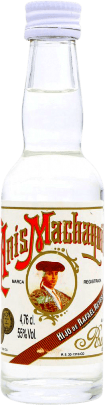 Free Shipping | Aniseed Anís Machaquito Extra Dry Spain Miniature Bottle 4 cl