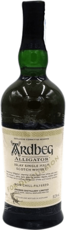 免费送货 | 威士忌单一麦芽威士忌 Ardbeg Alligator 收藏家标本 苏格兰 英国 70 cl