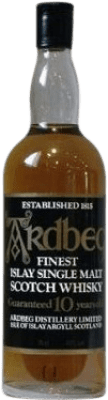 威士忌单一麦芽威士忌 Ardbeg Etiqueta Negra 收藏家标本 10 岁 70 cl