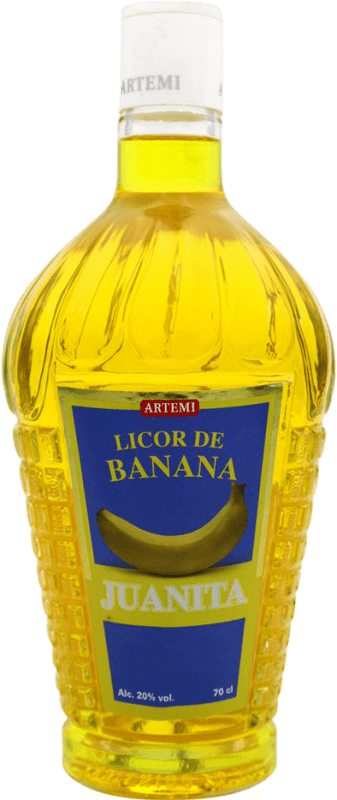 Envio grátis | Licores Artemi Banana Juanita Espanha 70 cl