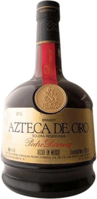 Envío gratis | Brandy Azteca de Oro. Solera Reservada México 70 cl