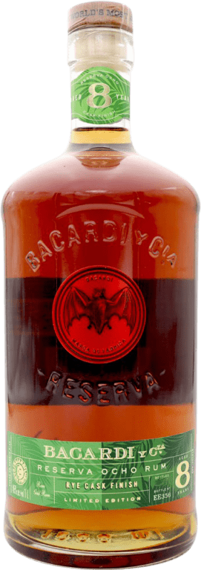 74,95 € Бесплатная доставка | Ром Bacardí Rye Cask Finish Резерв 8 Лет