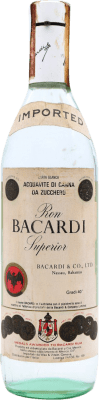 Rum Bacardí Superior Exemplar de colecionador Não Próprio para Consumo