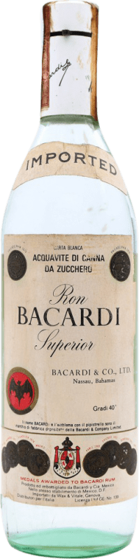 202,95 € Spedizione Gratuita | Rum Bacardí Superior Esemplare da Collezione