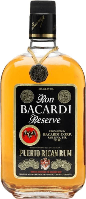 免费送货 | 朗姆酒 Bacardí 预订 波多黎各 70 cl