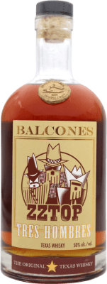 Whisky Bourbon Balcones. Zztop Tres Hombres Collector's Specimen 70 cl