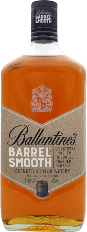 免费送货 | 威士忌混合 Ballantine's Barrel Smooth 苏格兰 英国 1 L