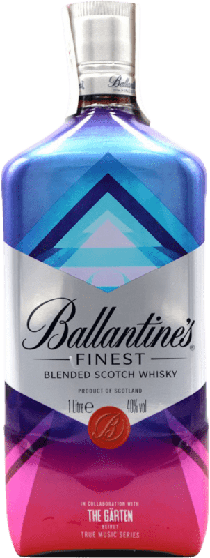 Free Shipping | Whisky Blended Ballantine's True Music Series The Garten Scotland United Kingdom 1 L