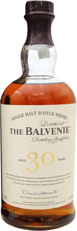 Kostenloser Versand | Single Malt Whisky Balvenie Sammlerexemplar Schottland Großbritannien 30 Jahre 70 cl
