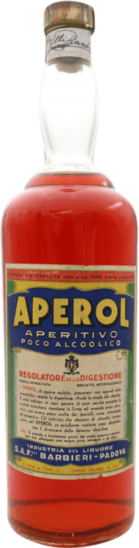 724,95 € Envio grátis | Licores Barbieri Aperol Aperitivo Espécime de Colecionador
