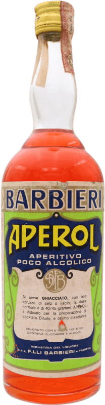 254,95 € Envío gratis | Aperitivo Bitter Barbieri Aperol Ejemplar Coleccionista No Apto para Consumo 254,95 € Envío gratis | Aperitivo Bitter Barbieri Aperol Ejemplar Coleccionista No Apto para Consumo