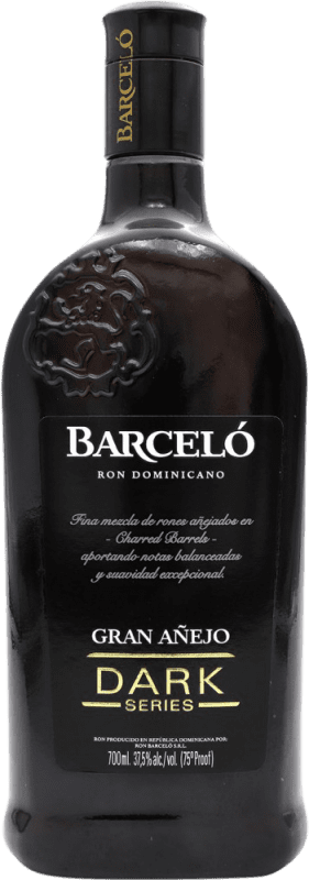 免费送货 | 朗姆酒 Barceló Gran Añejo Dark 多明尼加共和国 70 cl