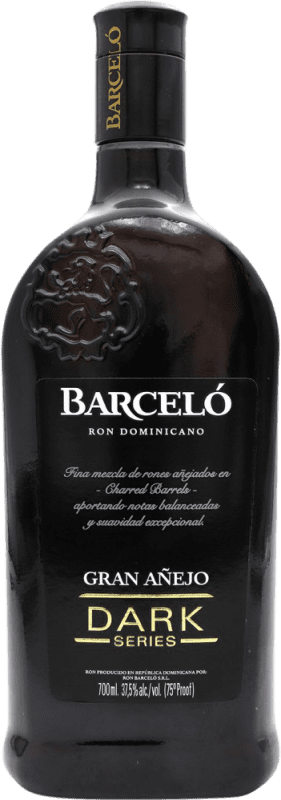 29,95 € Envoi gratuit | Rhum Barceló Dark Gran Añejo — Vieux Supérieur