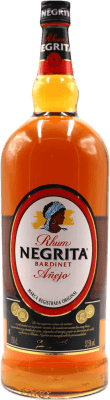 Rum Bardinet Negrita Spezialflasche 1,5 L