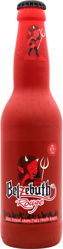 送料無料 | ビール Belzebuth Rouge フランス 3分の1リットルのボトル 33 cl