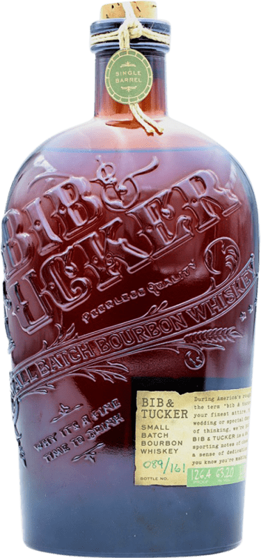 Envoi gratuit | Whisky Bourbon Bib & Tucker Single Barrel — Fût Unique États Unis 10 Ans 70 cl