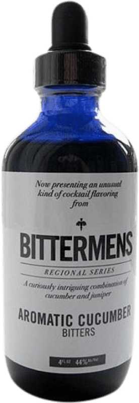 Бесплатная доставка | Шнапс Bittermens Соединенные Штаты Мини-бутылка 12 cl Cucumber — Огурец