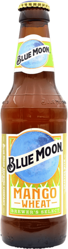 Free Shipping | Beer Blue Moon Mango Wheat United States Third-Liter Bottle 33 cl