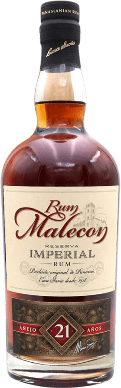 Бесплатная доставка | Ром Bodegas de América Malecon Imperial — Имперский Резерва Панама 21 Лет 70 cl