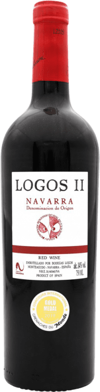 Free Shipping | Red wine Logos. II D.O. Navarra Spain 75 cl