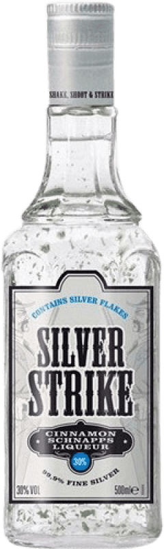 Kostenloser Versand | Liköre Bols Strike Silver — Edition Silber Niederlande Medium-Flasche 50 cl Cinnamon — Zimt