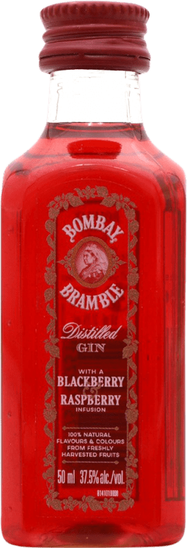 2,95 € Envio grátis | Gin Bombay Bramble Garrafa Miniatura 5 cl