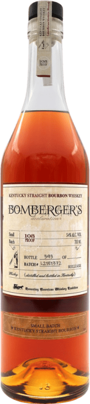 免费送货 | 波本威士忌 Bomberger's. Declaration 收藏家标本 美国 70 cl