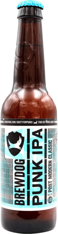 4,95 € Бесплатная доставка | Пиво BrewDog Punk IPA треть литровая бутылка 33 cl