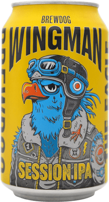 2,95 € | Пиво BrewDog Wingman Session IPA Объединенное Королевство Банка 33 cl