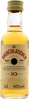 32,95 € Бесплатная доставка | Виски из одного солода Bruichladdich Коллекционный образец 10 Лет миниатюрная бутылка 5 cl