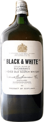 Blended Whisky Buchanan's Black & White Años 60 Spécimen de Collection 70 cl