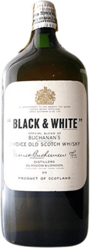 602,95 € | Blended Whisky Buchanan's Black & White Años 60 Schottland Großbritannien 70 cl Sammlerstück Nicht zum Verzehr Geeignet