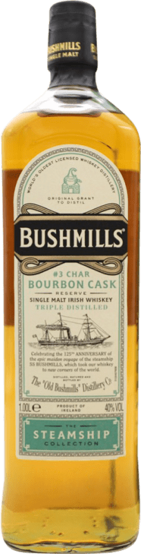 51,95 € | Whisky Single Malt Bushmills Steamship Bourbon Cask Finish — Acabado en Barrica Reino Unido 1 L