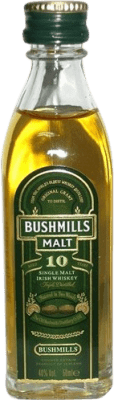 威士忌单一麦芽威士忌 Bushmills 10 岁 微型瓶 5 cl