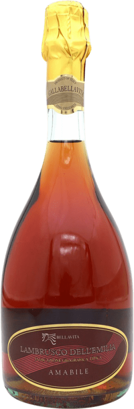 免费送货 | 玫瑰气泡酒 Caldirola Rosado Amabile I.G.T. Emilia Romagna 意大利 Lambrusco 75 cl