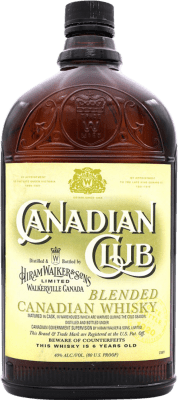 Whiskey Blended Canadian Club Sammlerexemplar 6 Jahre 70 cl